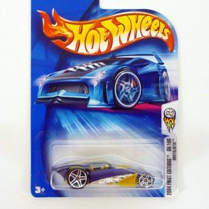 Hot Wheels Brutalistic #086 First Editions 86/100 Purple Die-Cast Car 2004